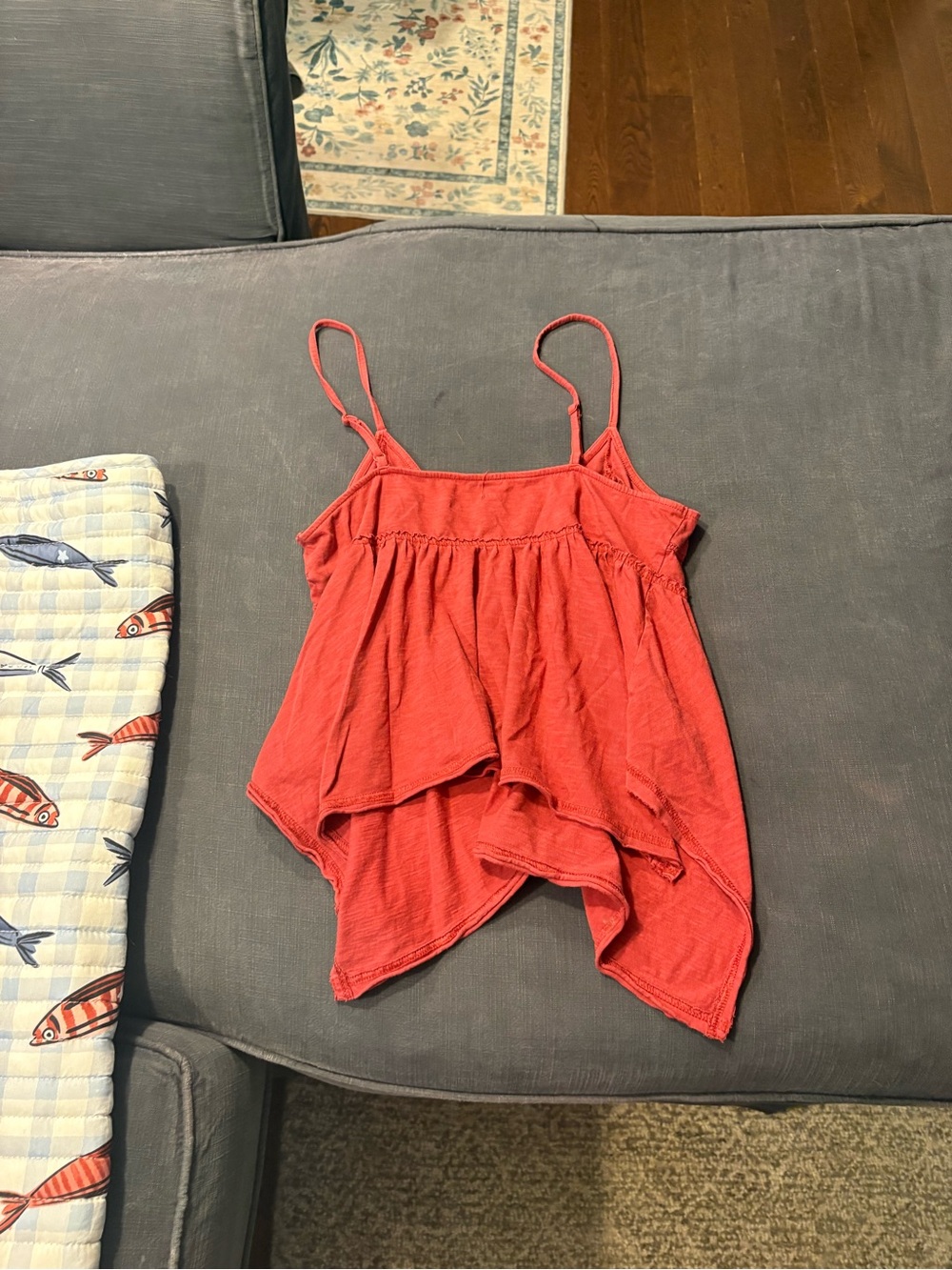 aerie Coral Red Spaghetti-Strap Camisole - Picture 3 of 3